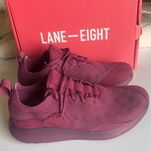 Lane Eight Women's Burgundy Sneakers